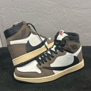 🔥🔥 NIKE Air Jordan 1 Travis Scott Cactus Jacks “REPS” Hi-Top Shoes - Never Worn
